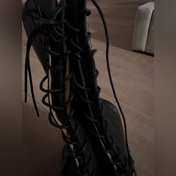 SOFFT Kristie Leather Lace Up Tall Boots size 6M - Picture 11 of 12